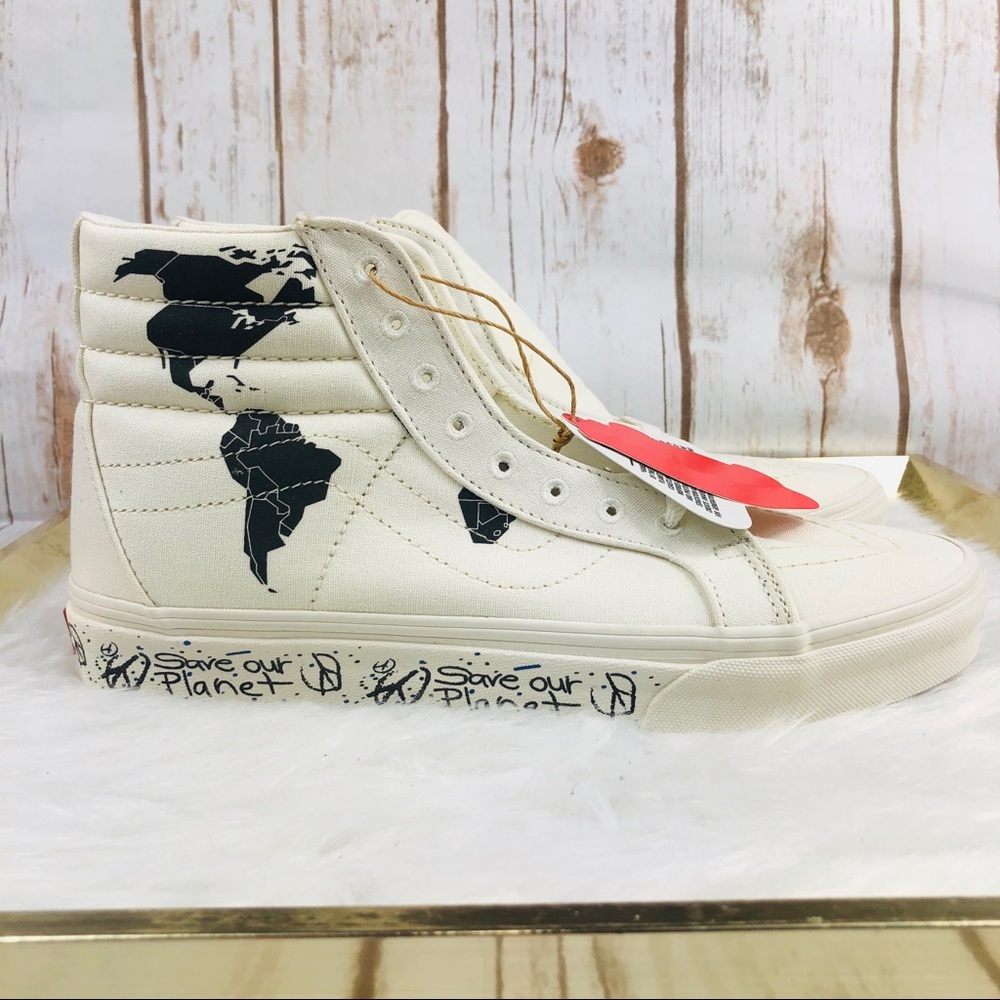 Save Our Planet x  VANS Sk8-Hi Reissue Sneakers - Picture 4 of 10